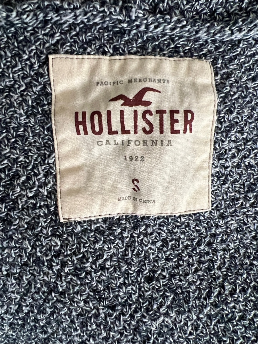 Hollister Hooded Button-Front Sweater Cardigan - Heather Gray - Picture 5 of 5